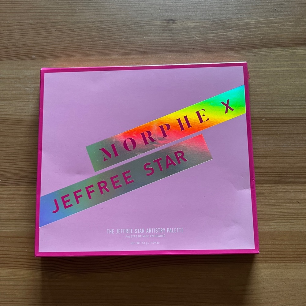 Morphe x Jeffree Star Artistry Palette NEW IN BOX
